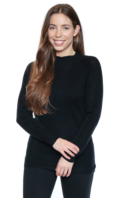 Classic Mock-Neck Sweater
