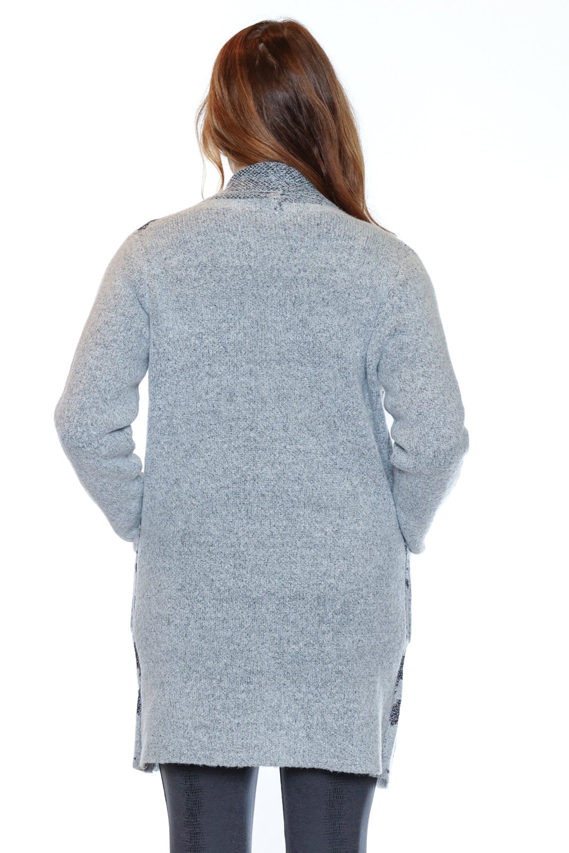 Textured Knit Cardigan with Pockets