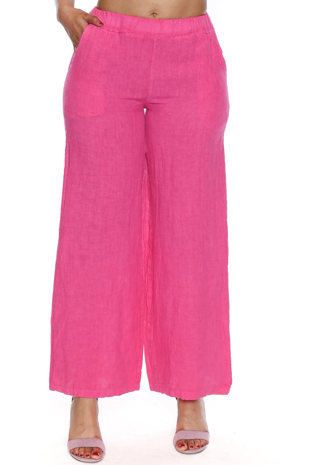 Linen Wide Leg Pants