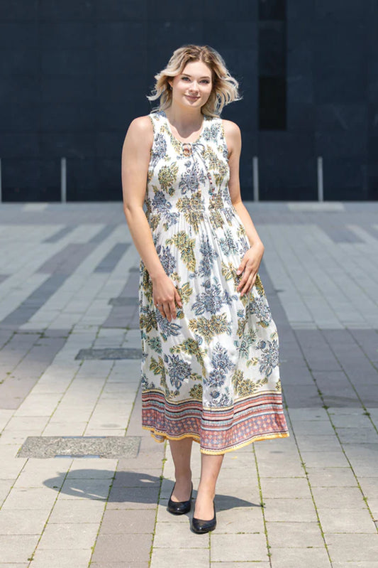 Meadow Bloom Midi Dress