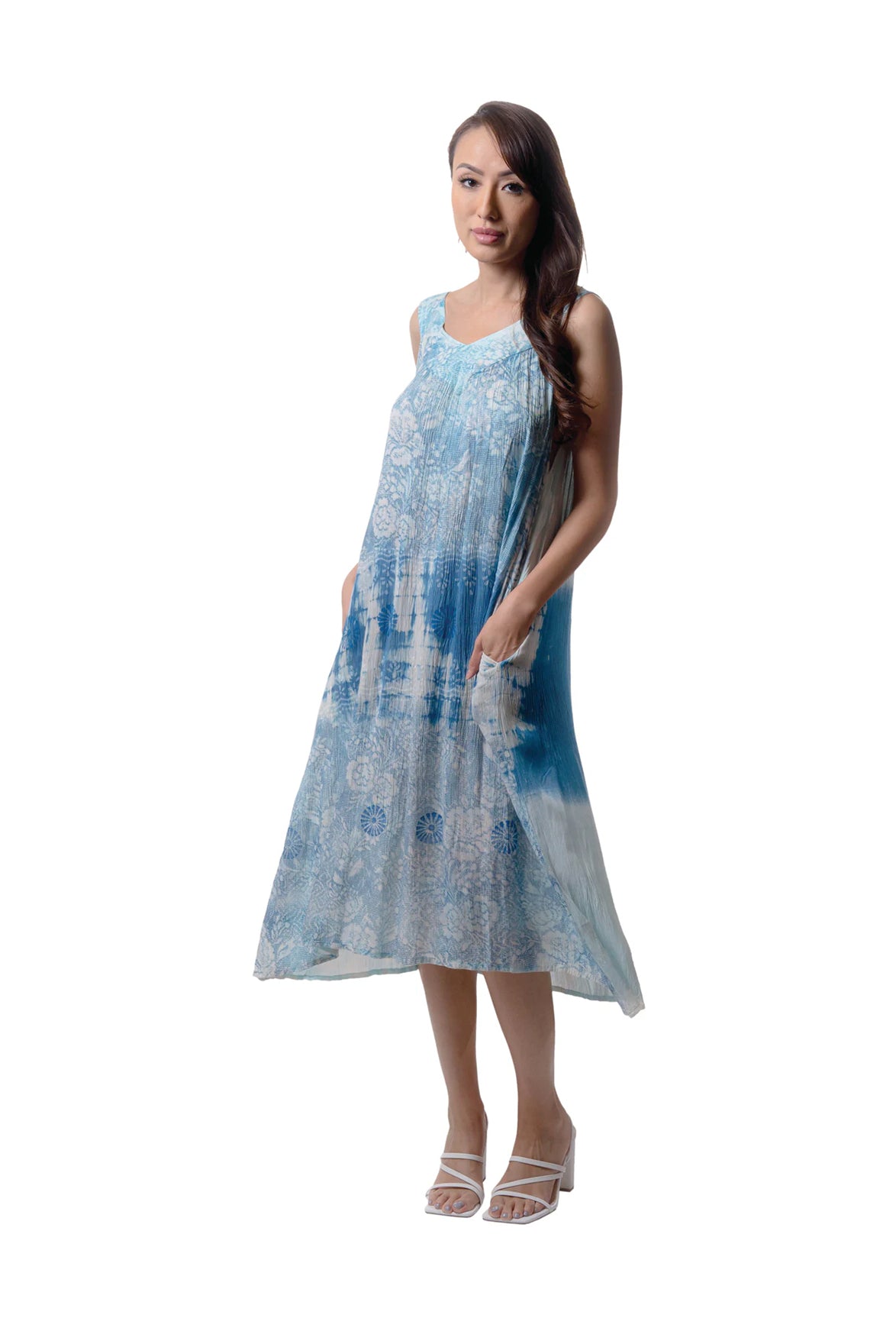 Rayon Midi Dress