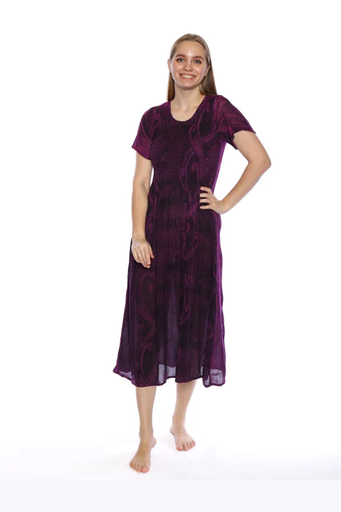Rayon Smocking Dress