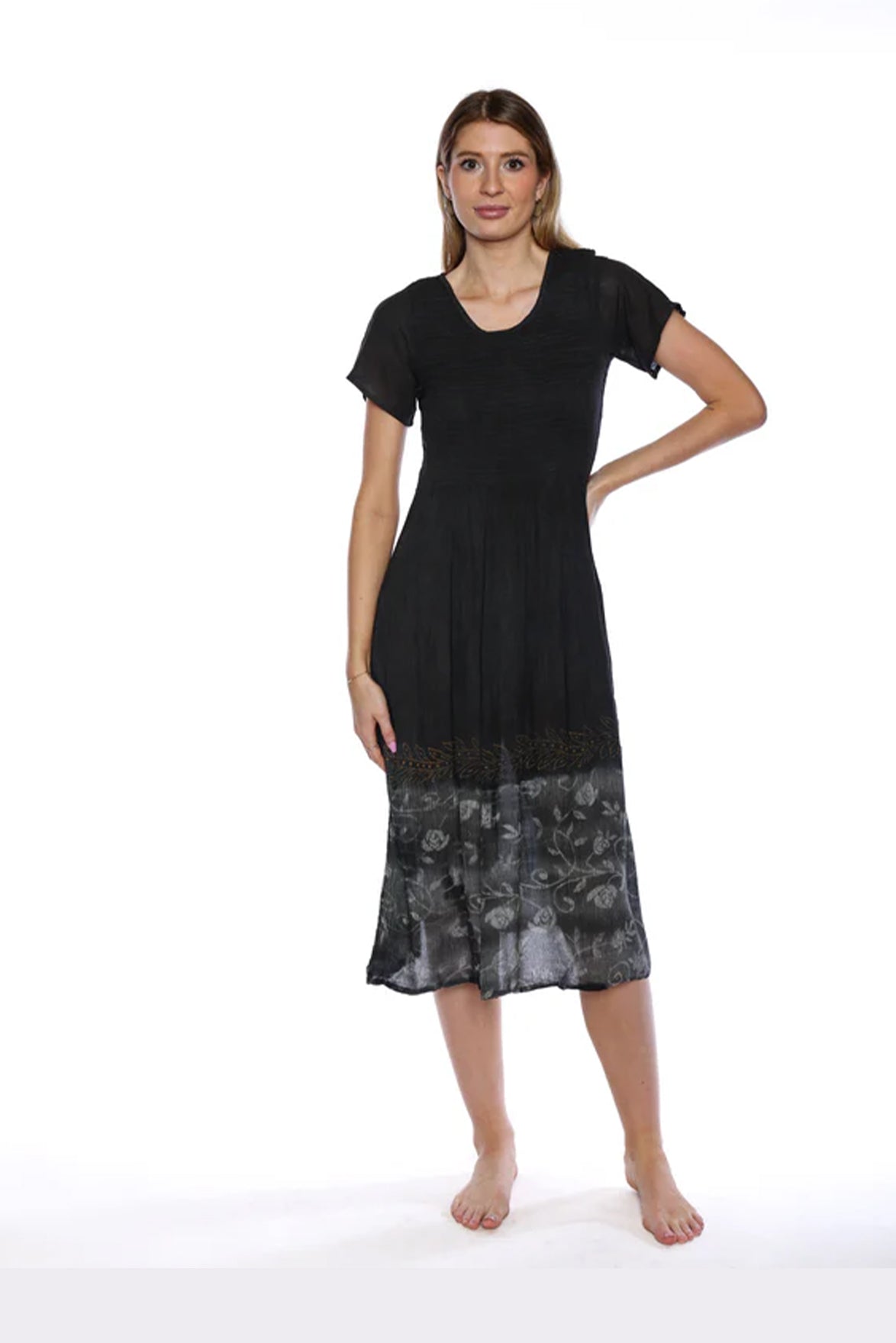 Rayon Smocking Dress
