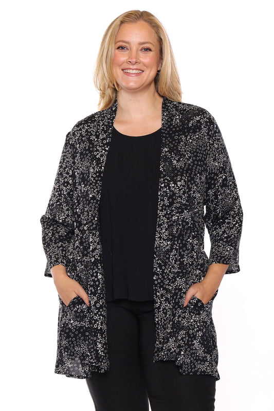 Sunset Bloom Open Cardigan