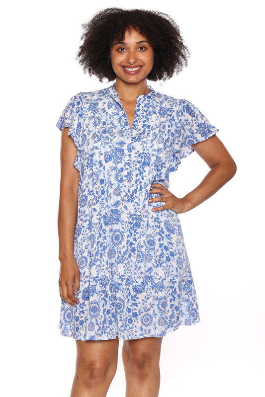Sierra Ruffle Shirt Dress