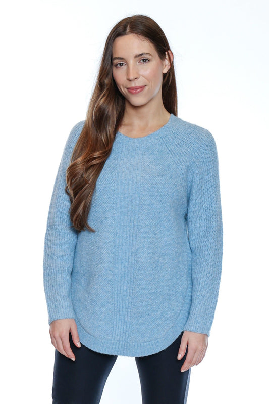 Rounded Hem Knit Sweater