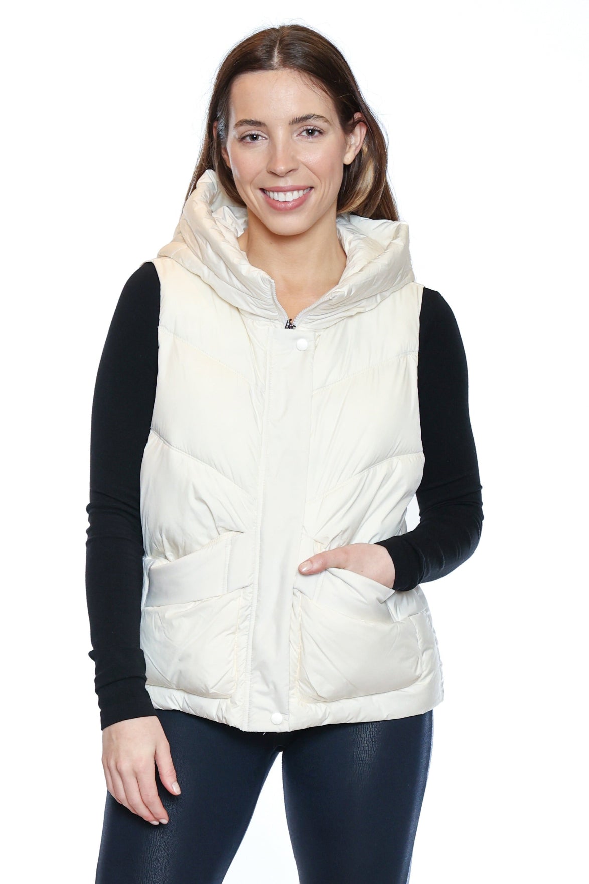 Puffer Vest with Hood