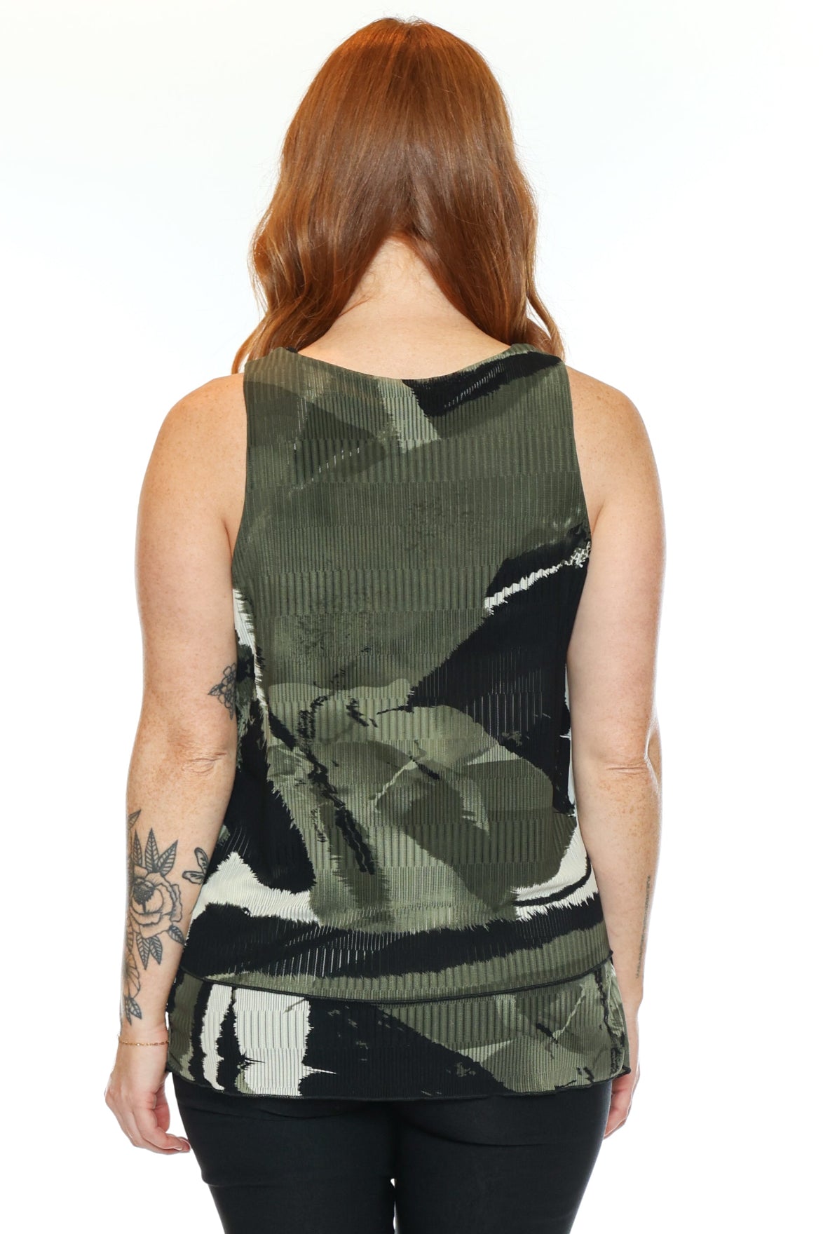 Printed Layered Tank Top
