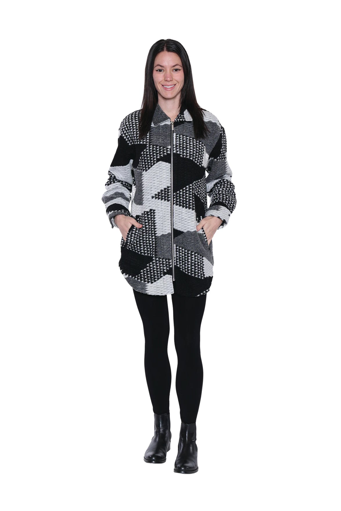 Natalia Zip-Up Sweater