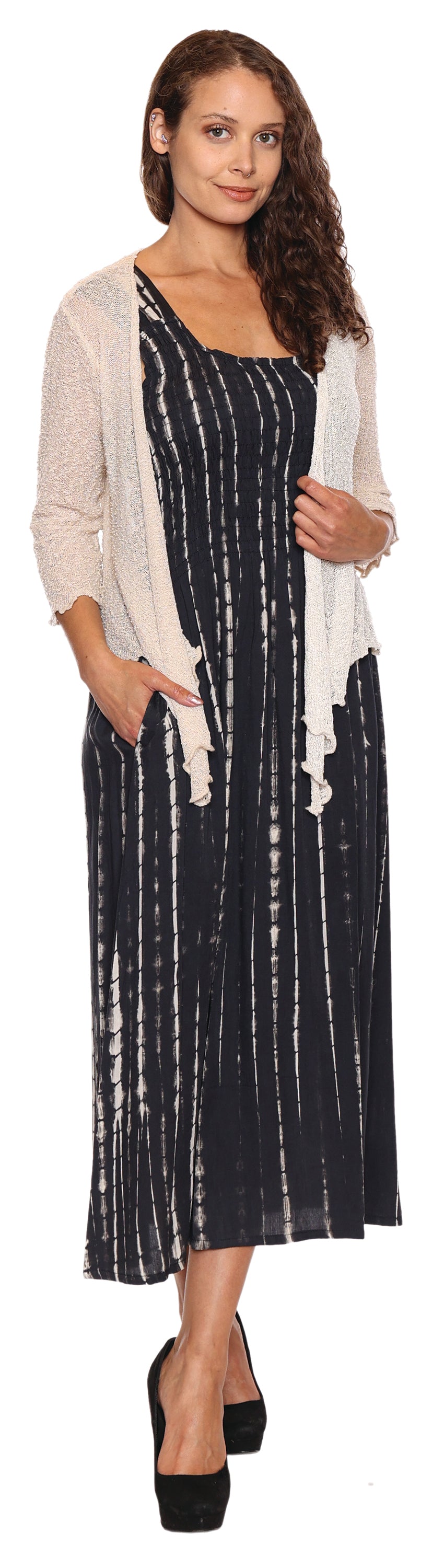 Rosy Ripple Dress