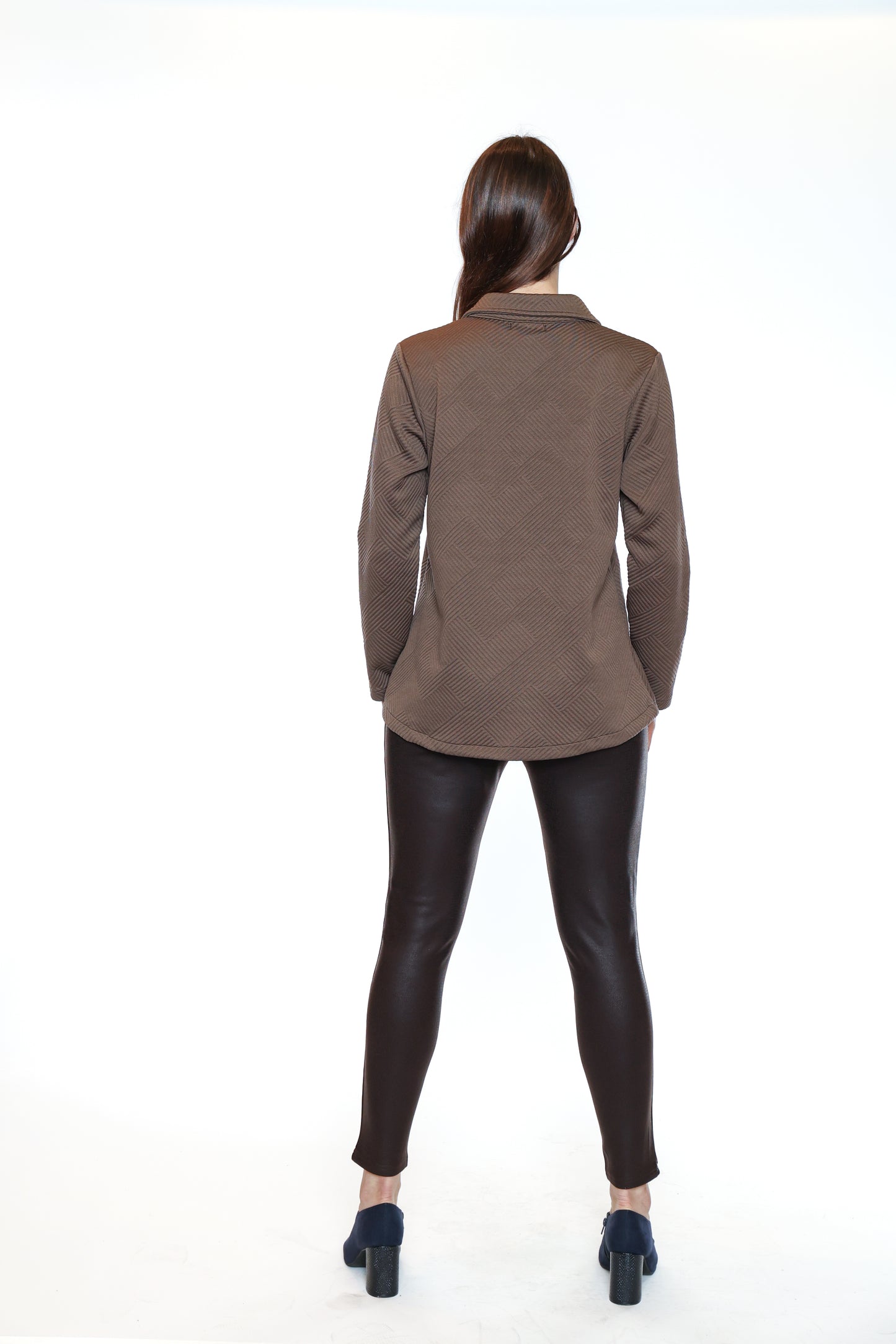 Zip-Front Shirt Jacket