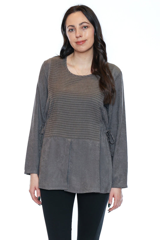 Textured Long Sleeve Tunic