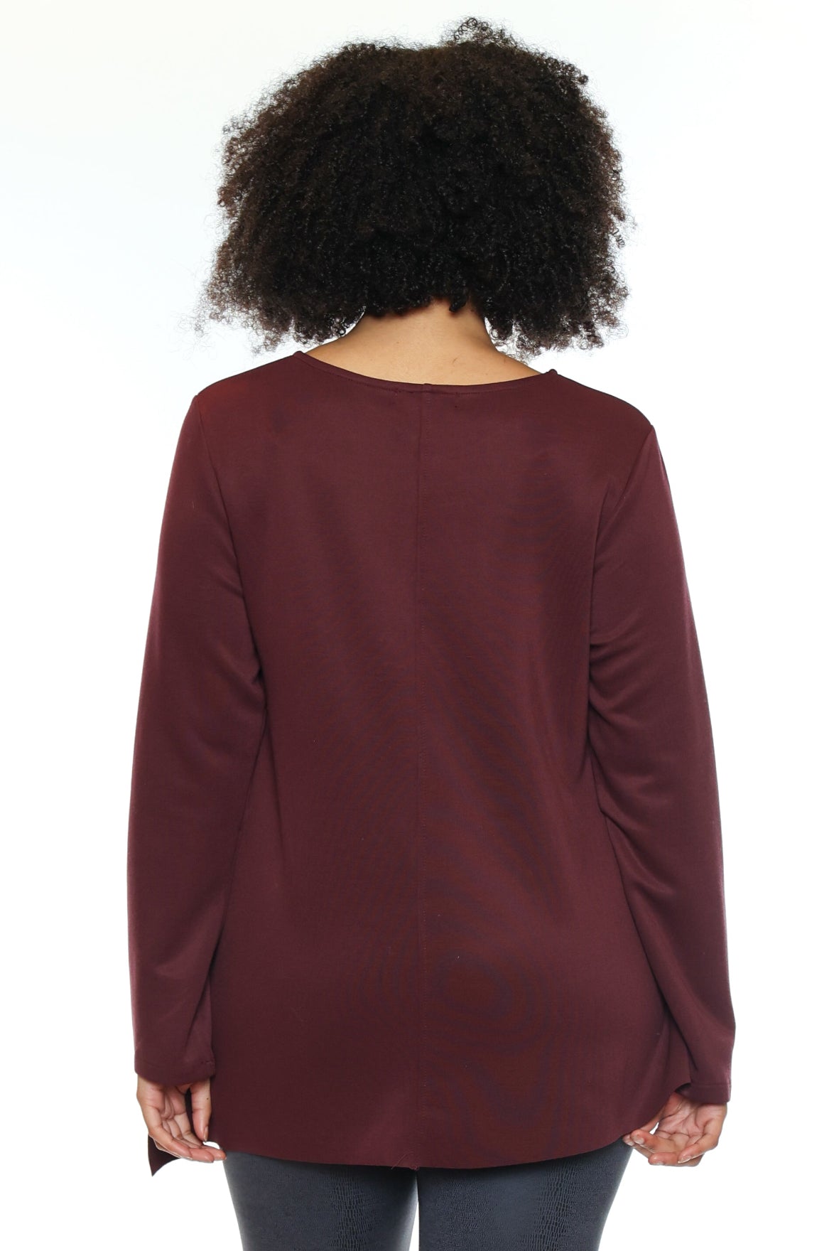Pocket Detail Asymmetrical Tunic