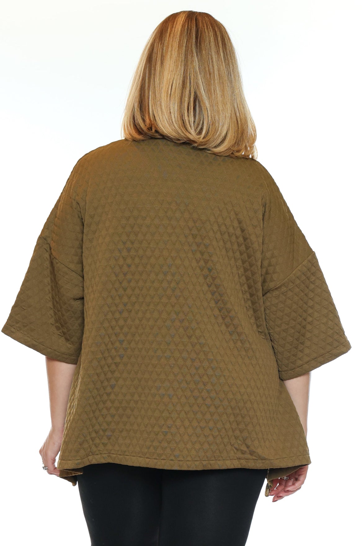 Quilted Cocoon Cardigan