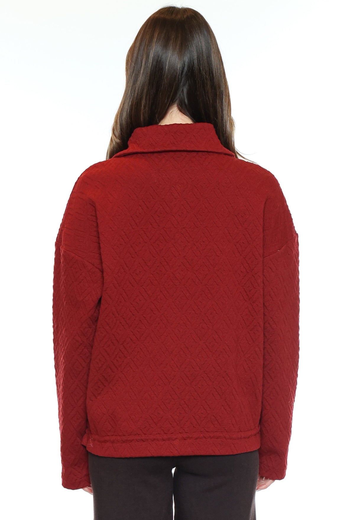Textured Button-Up Jacket