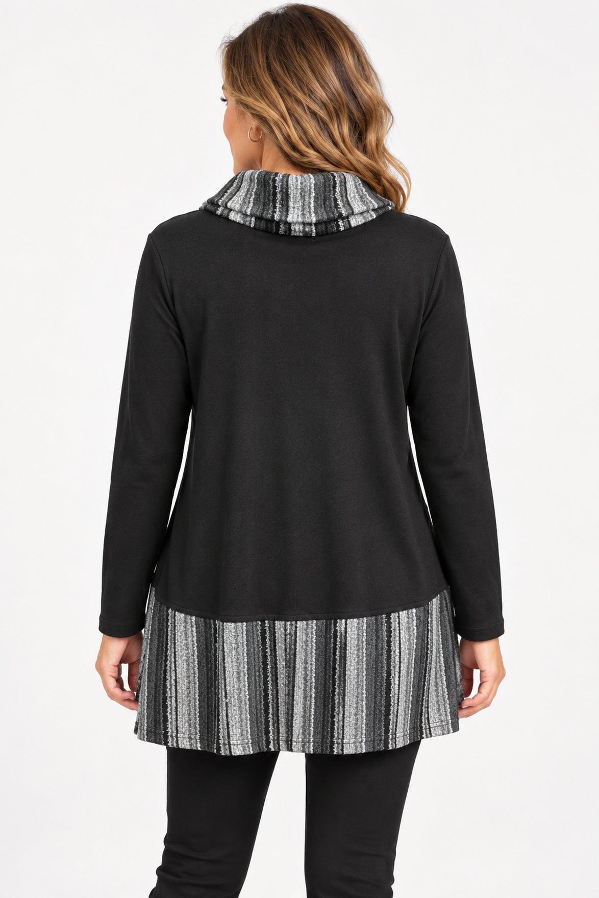 Asymmetrical Zip Detail Tunic