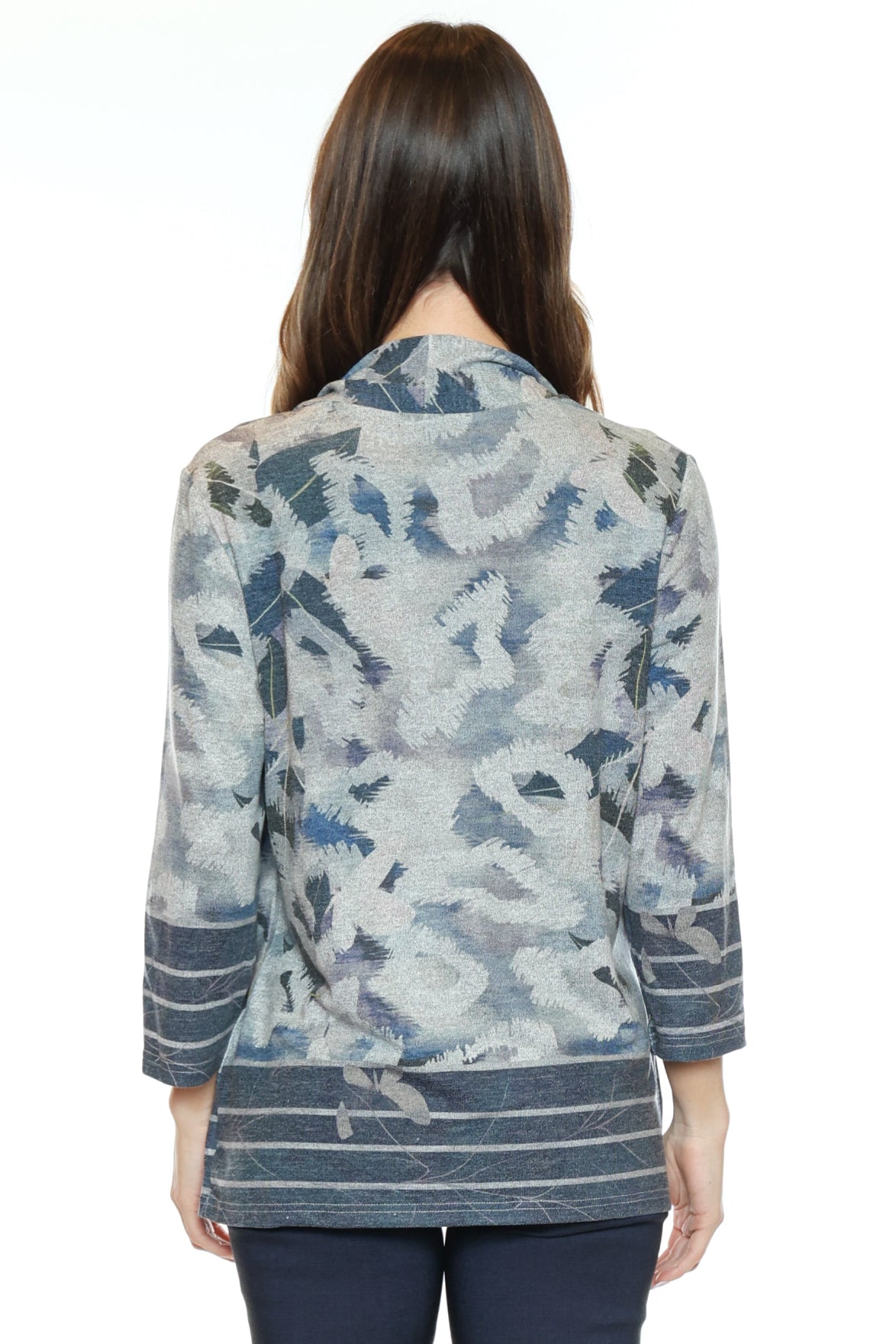 Printed 2-Piece Layered Top