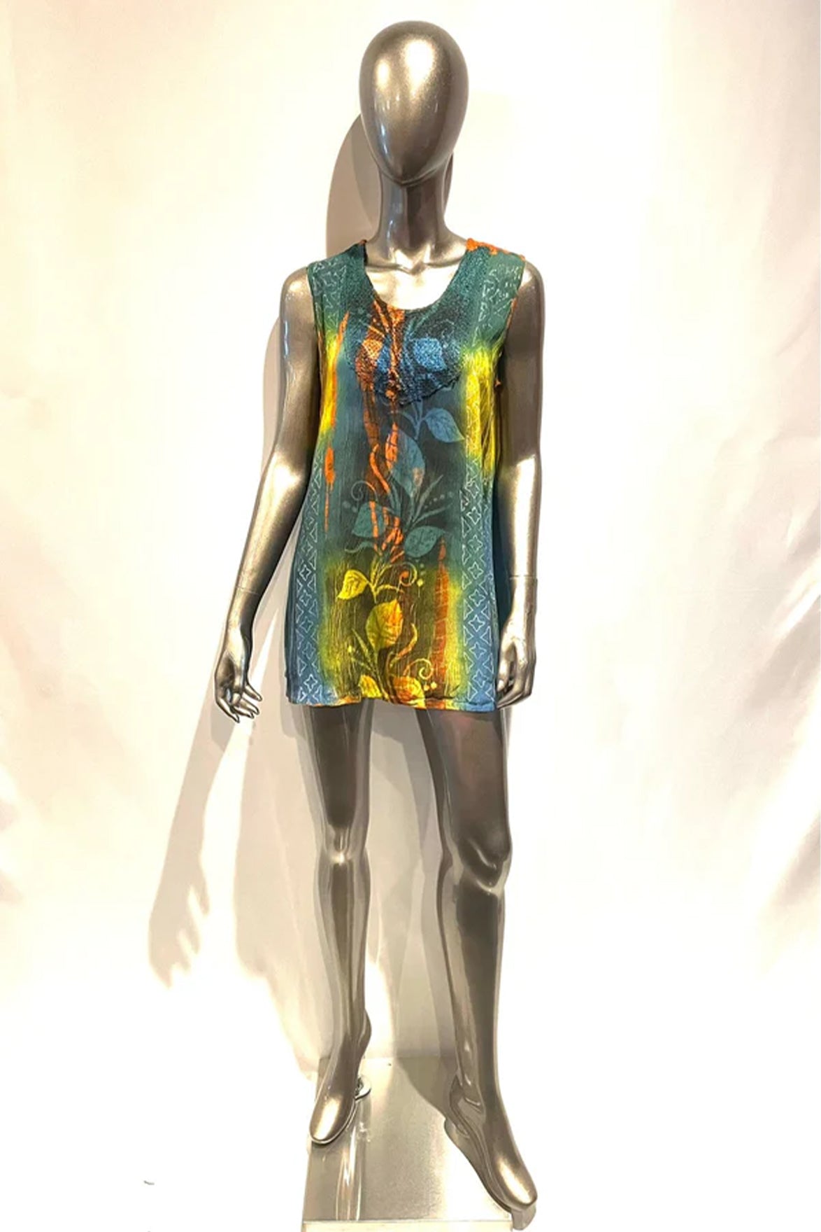 Sleeveless Rayon Top