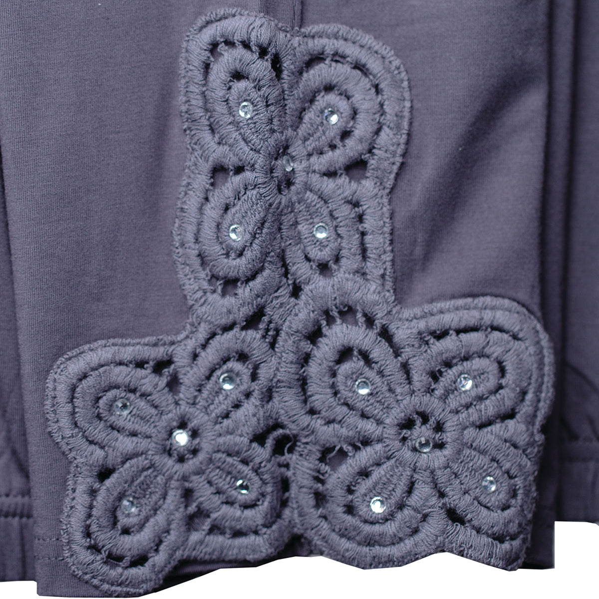 Bamboo Rhinestone Capris