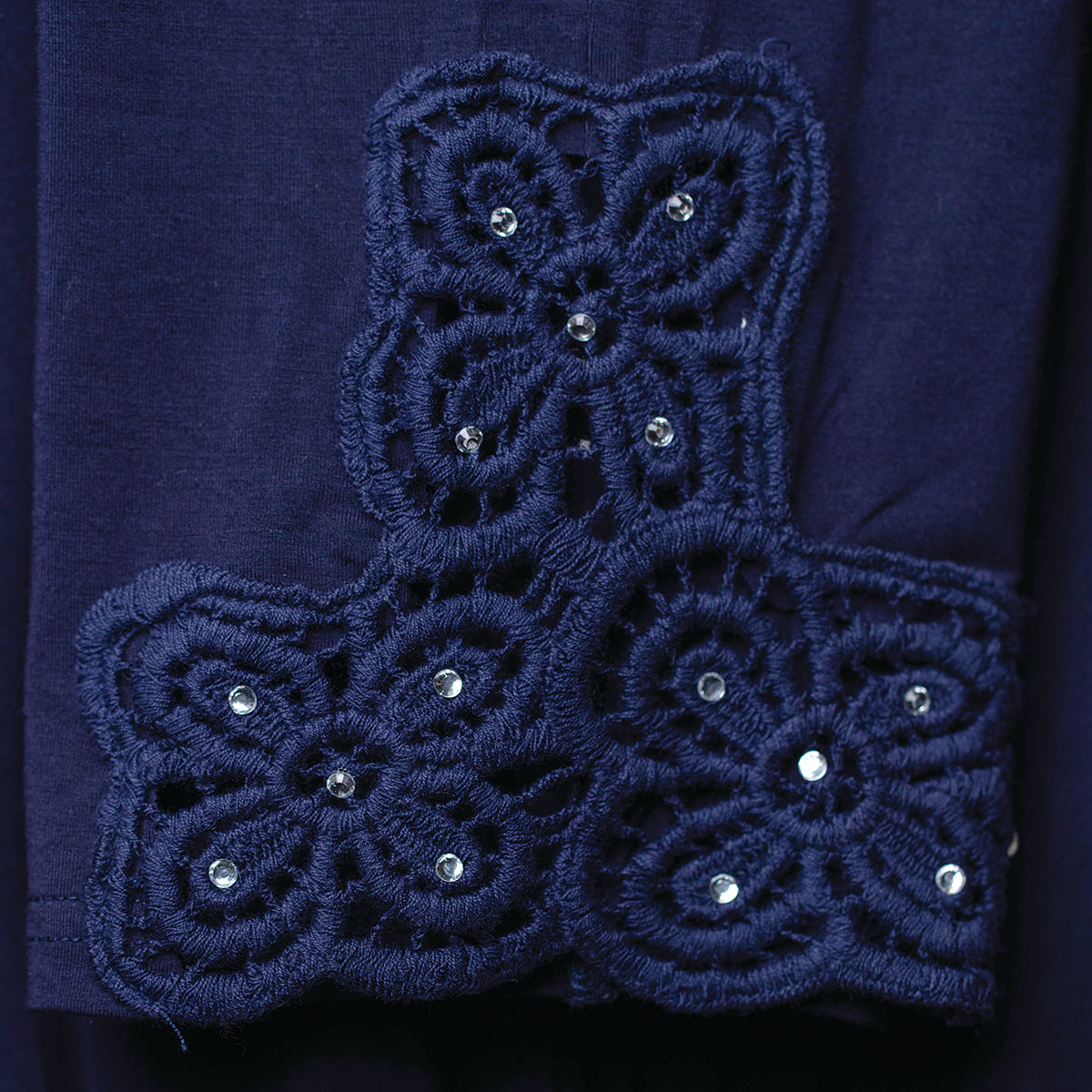 Bamboo Rhinestone Capris