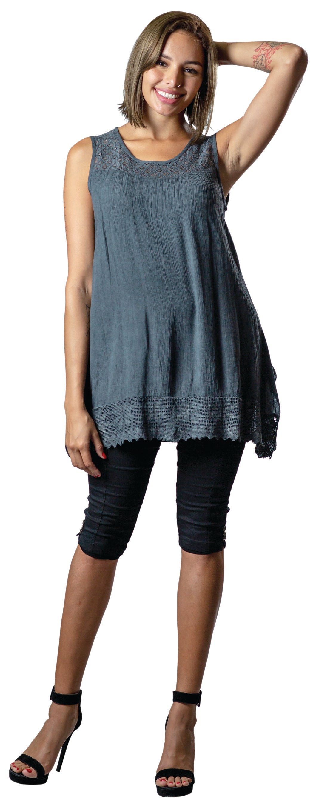 Stonewash Tank Top