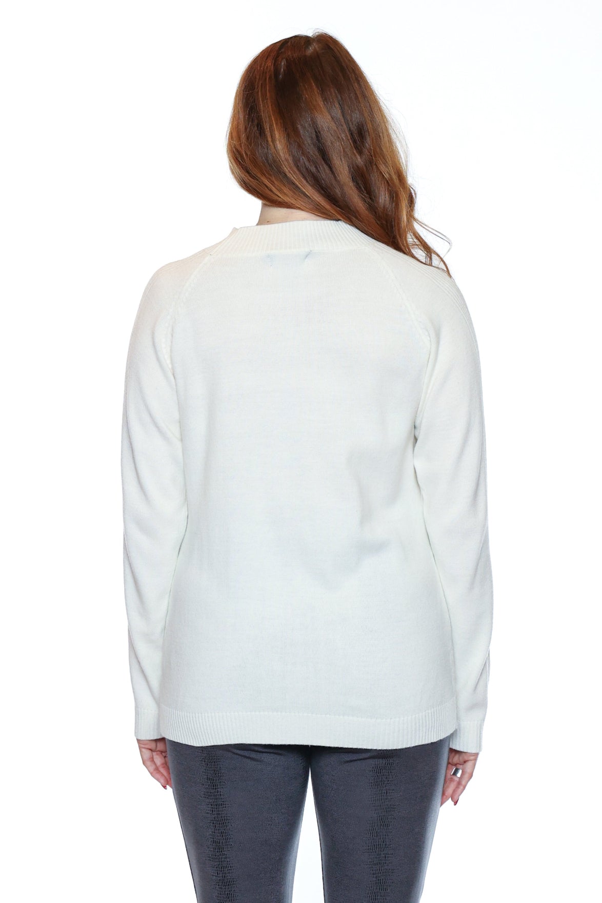 Classic Mock-Neck Sweater