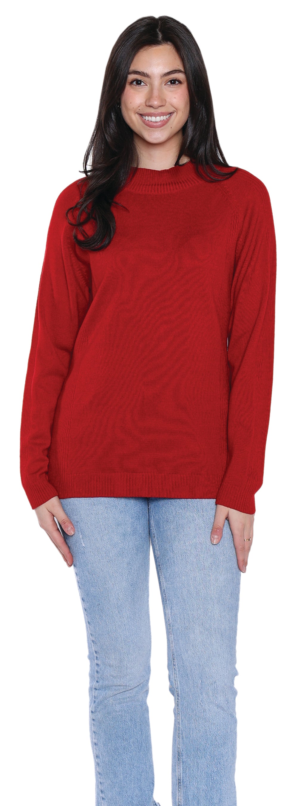 Classic Mock-Neck Sweater