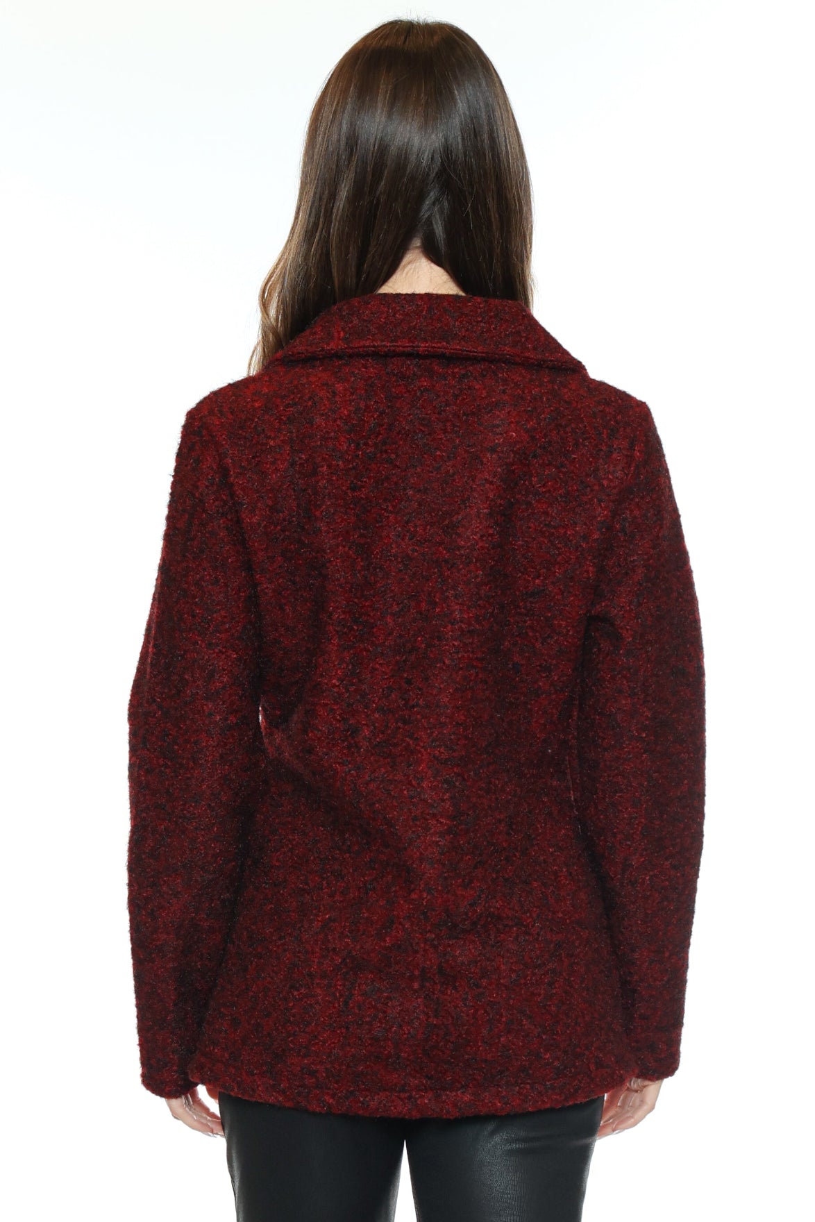 Textured Button Front Jacket