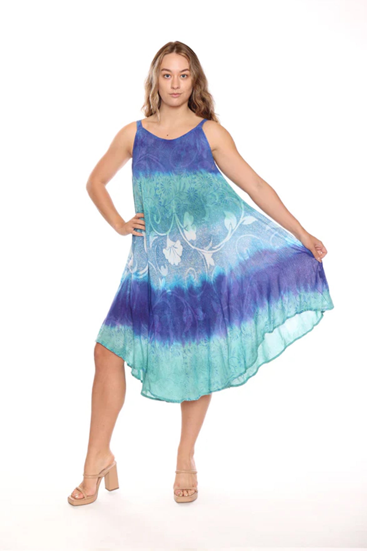 Spaghetti Strap Umbrella Dress