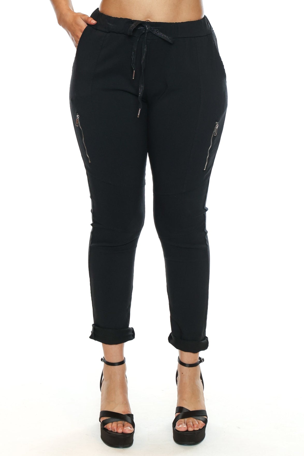 Zip Pocket Stretch Trouser