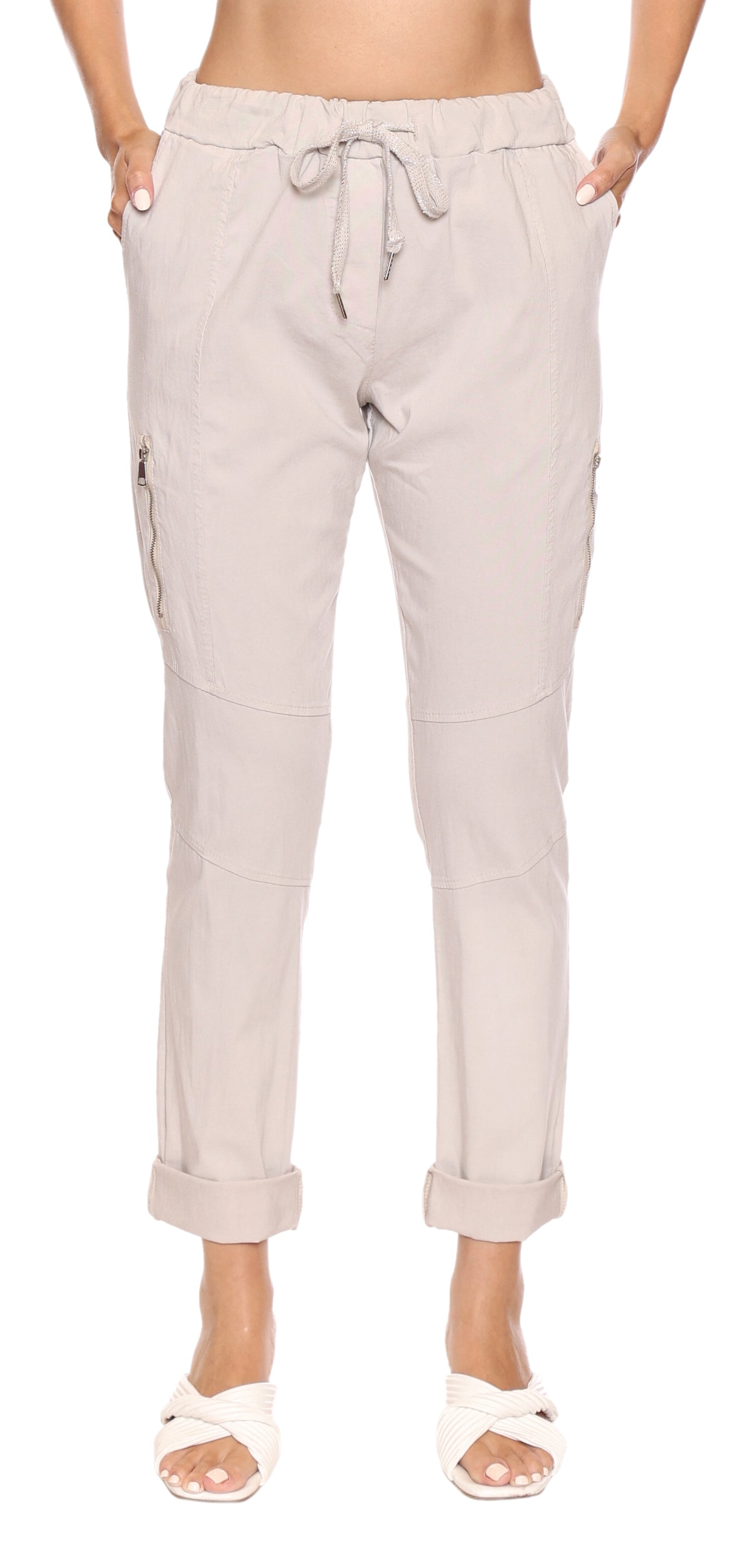 Zip Pocket Stretch Trouser