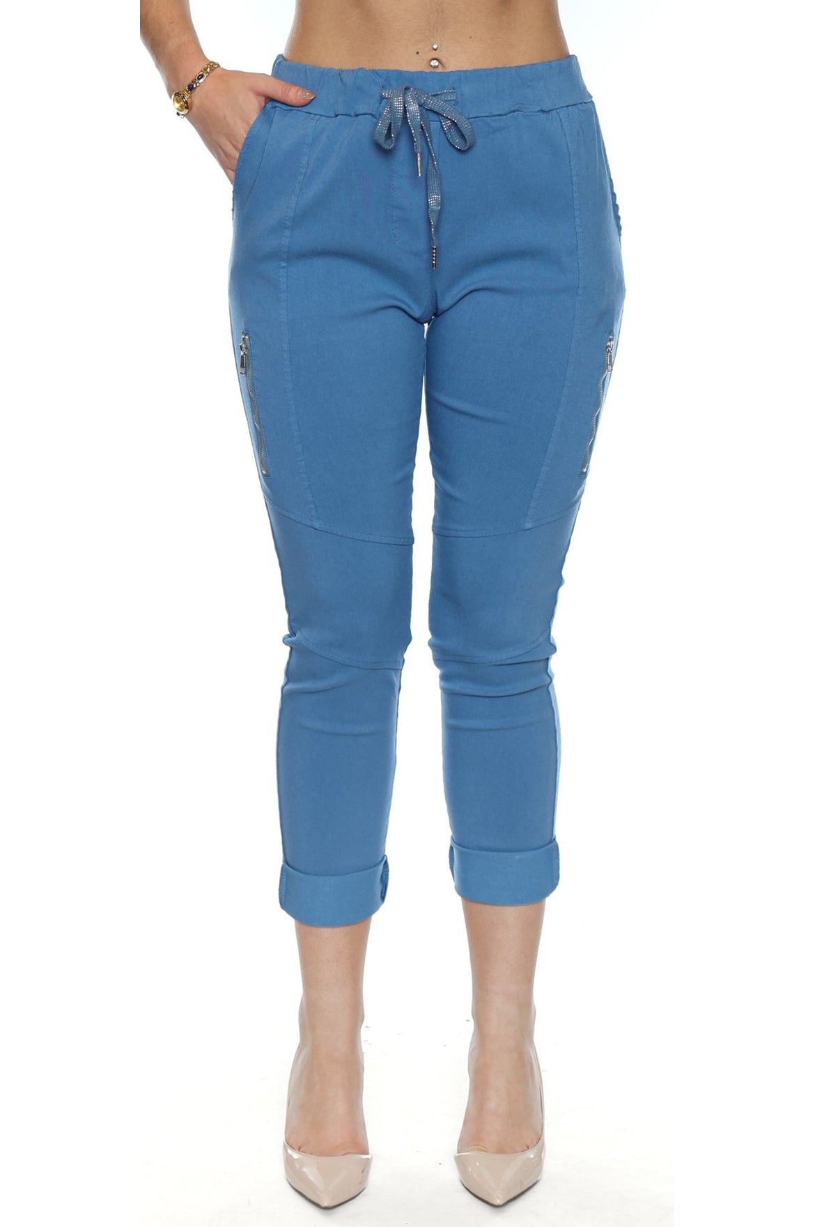 Zip Pocket Stretch Trouser