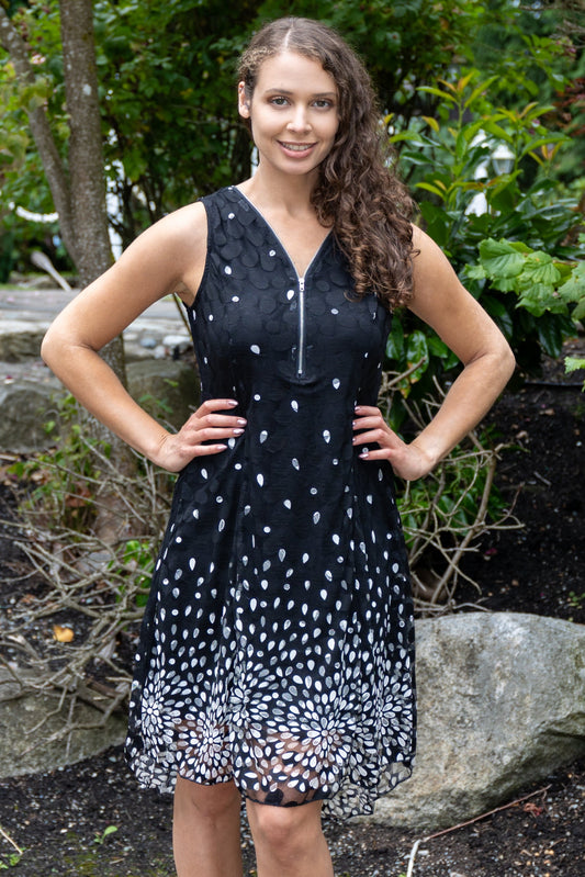 Marlowe Polka Dot A-Line Dress