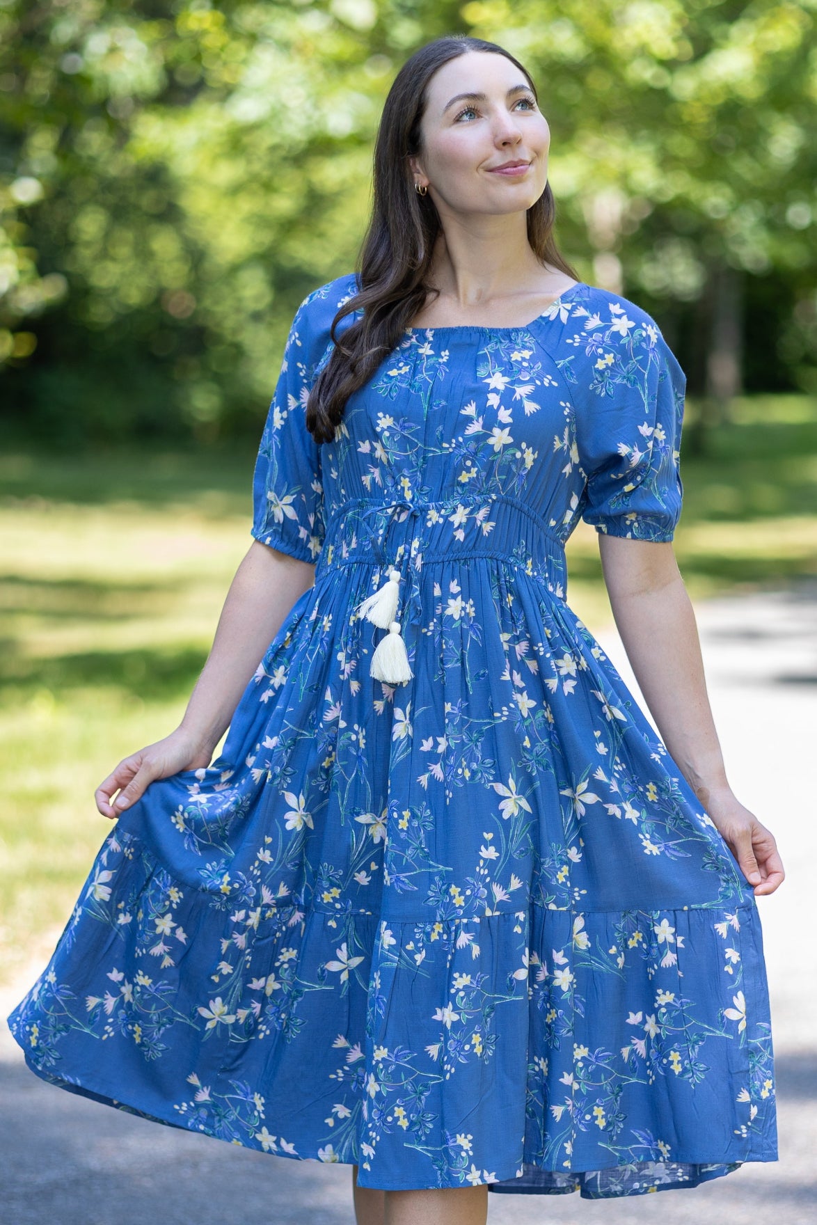 Skyflower Tiered Dress