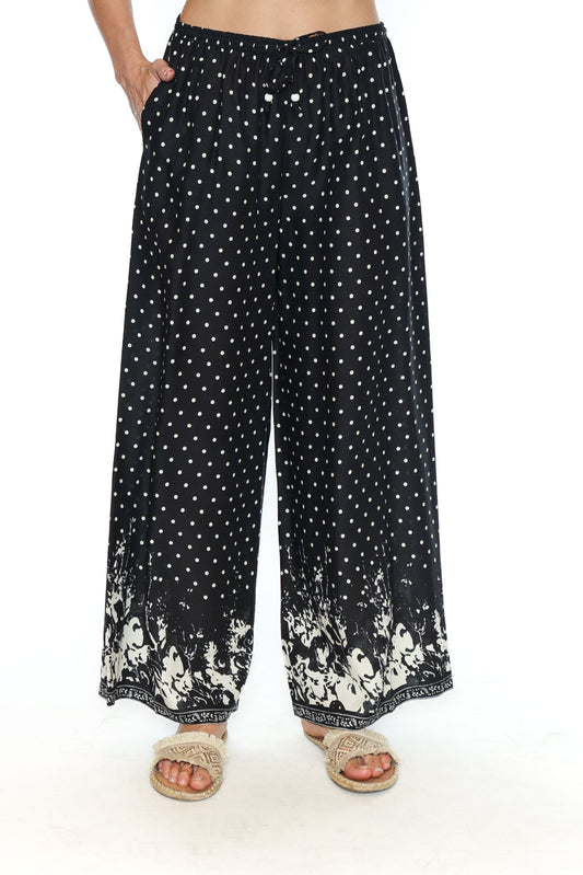 Midnight Muse Wide-Leg Pants