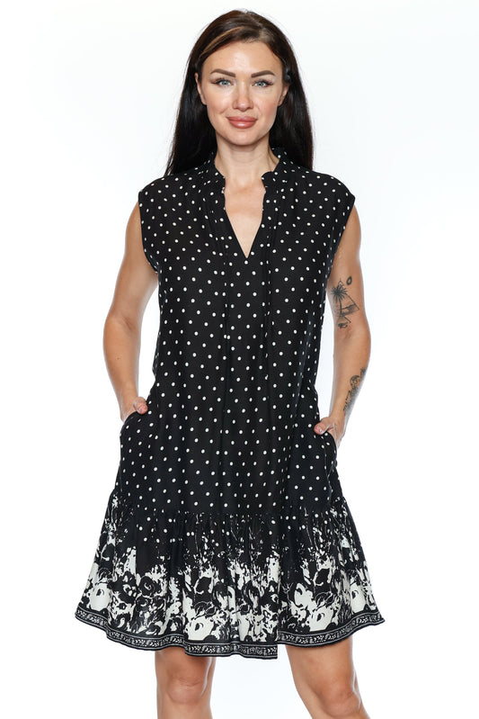 Midnight Muse Sleeveless Mini Dress