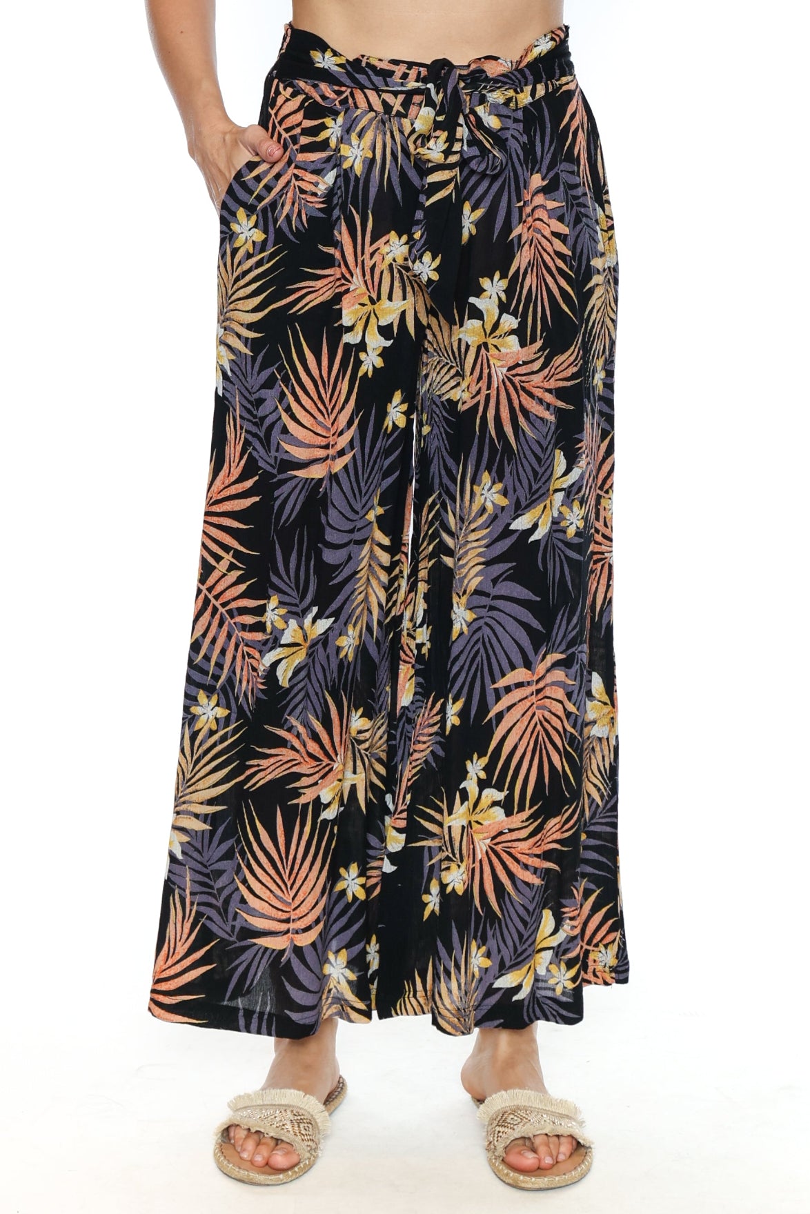 Flowy Wide Leg Palazzo Pants
