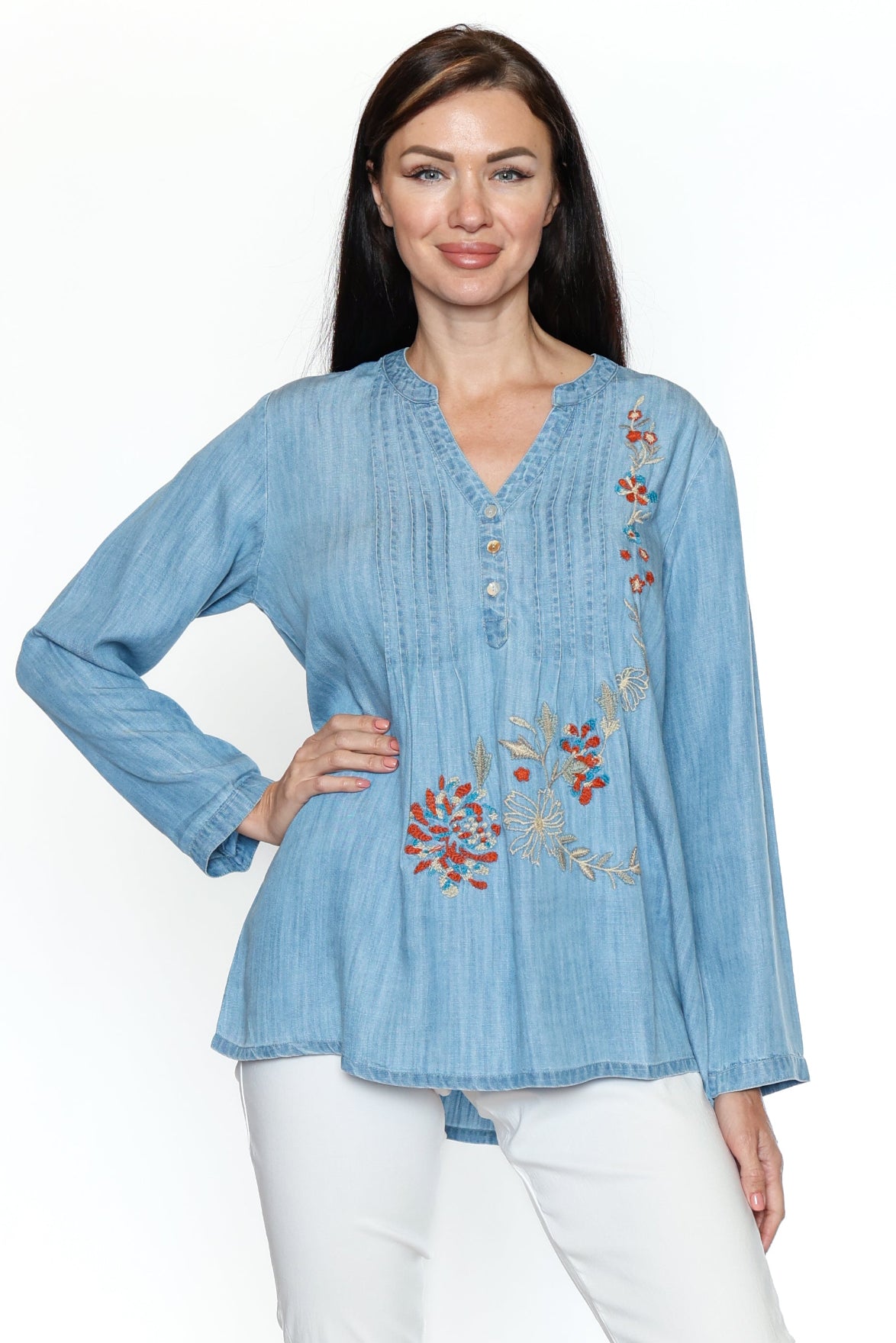 Meadow Bloom Lyocell Blouse