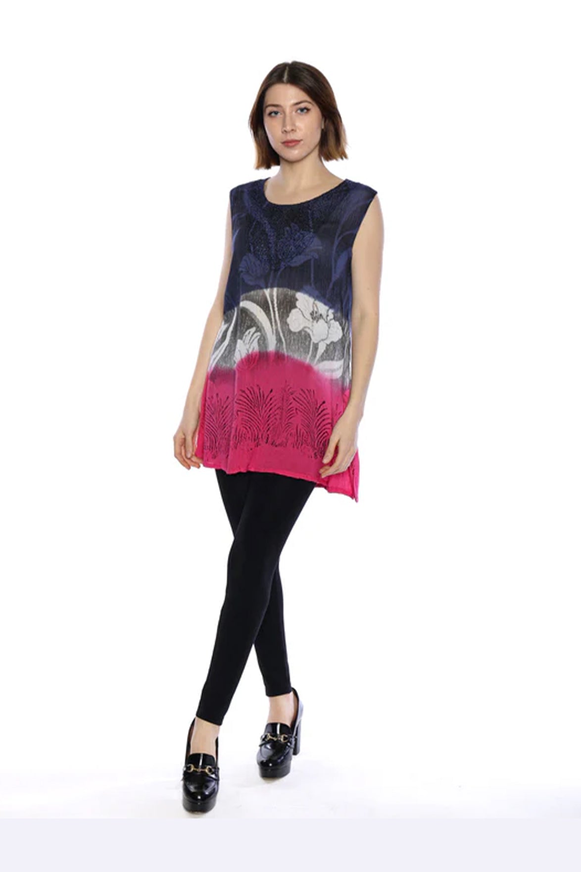 Sleeveless Rayon Top