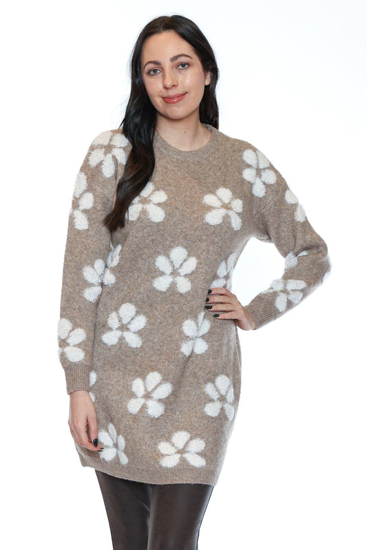 Floral Sweater Dress