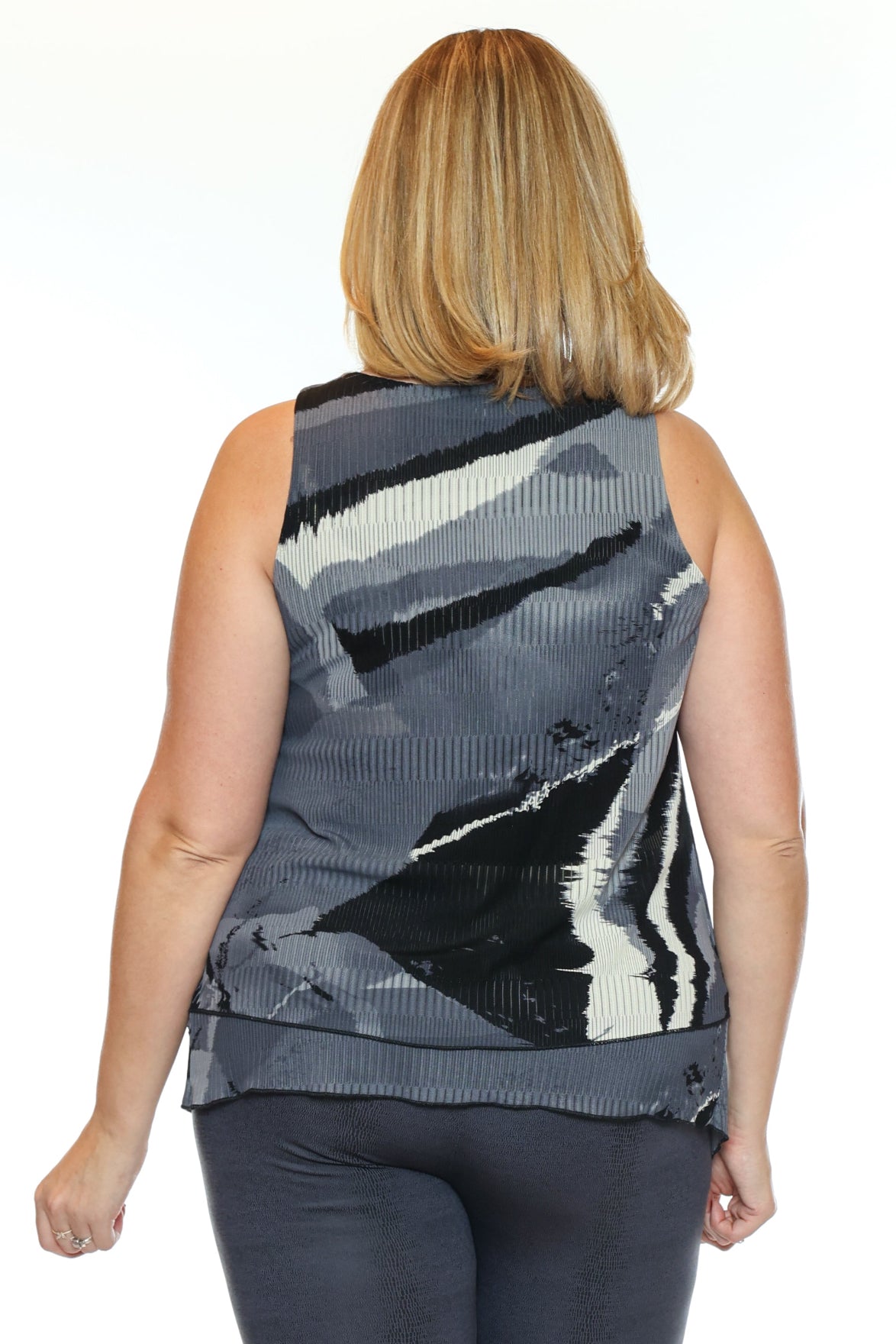 Printed Layered Tank Top