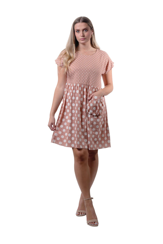 Jasmine Polka Dot Dress