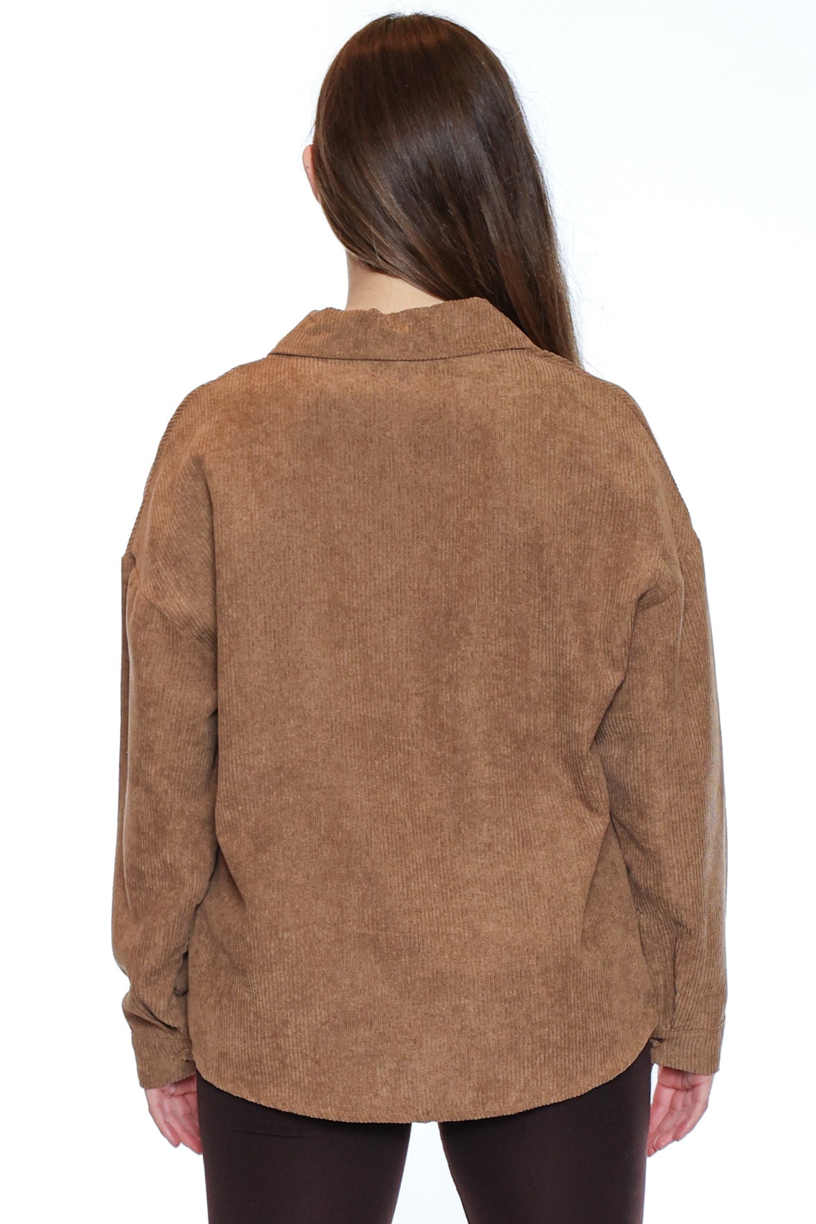 Cozy Corduroy Button-Up Shirt