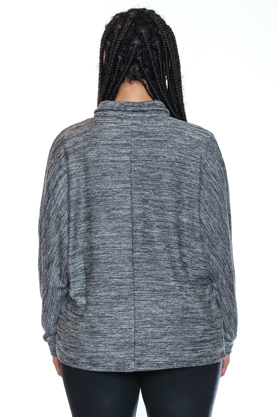 Soft Brushed Button Front Collared Top