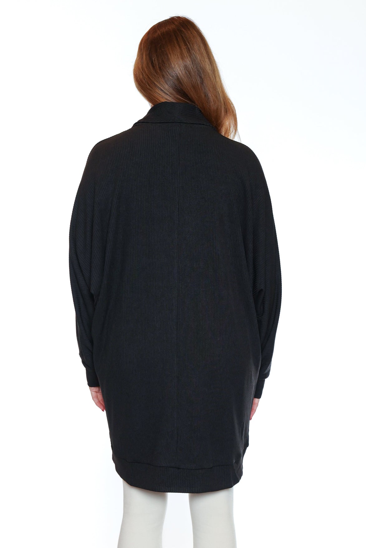 Open-Front Cocoon Cardigan