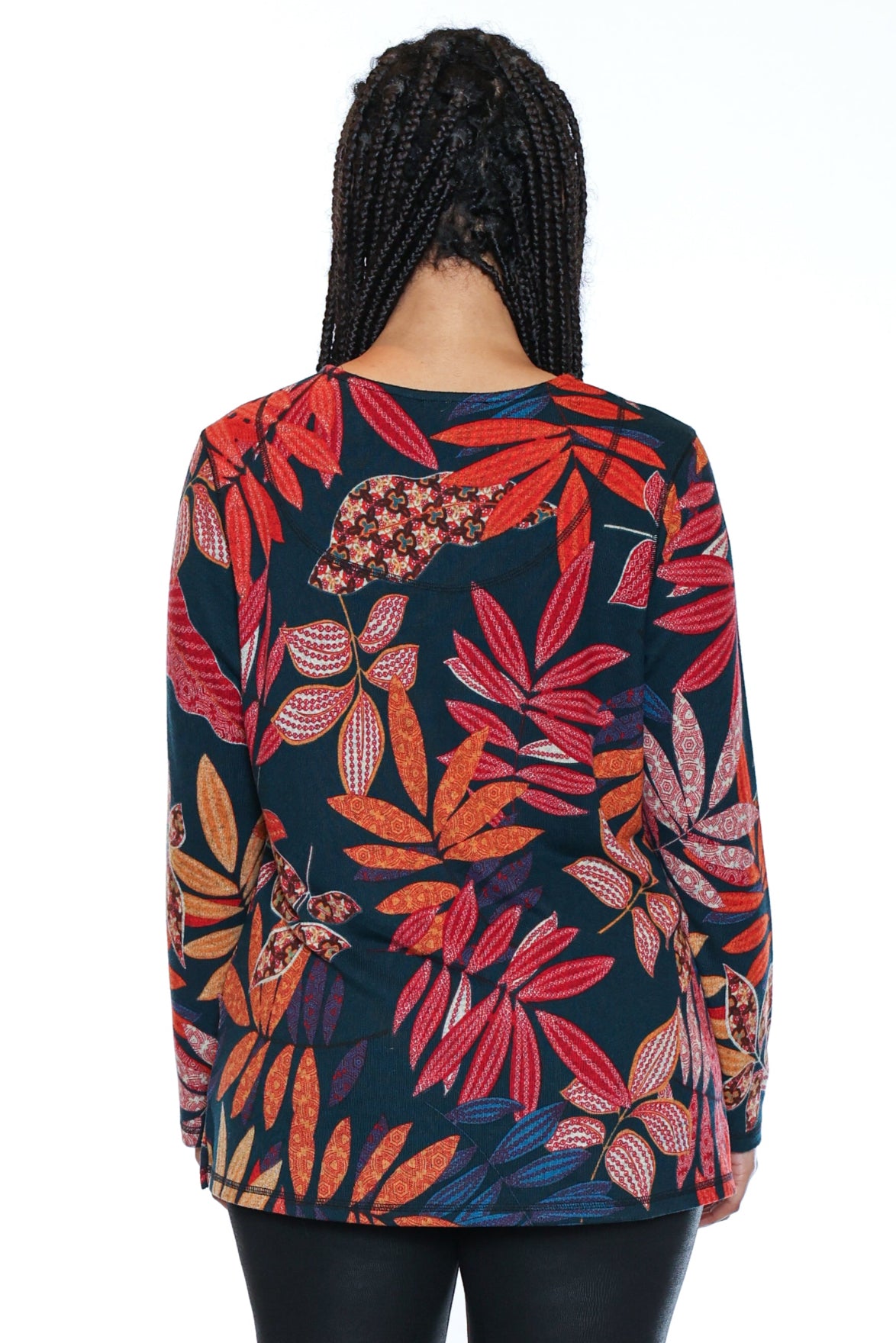 Floral Patch Pocket Tunic