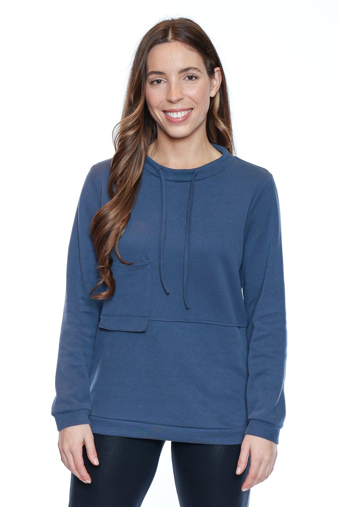 Casual Drawstring Pullover