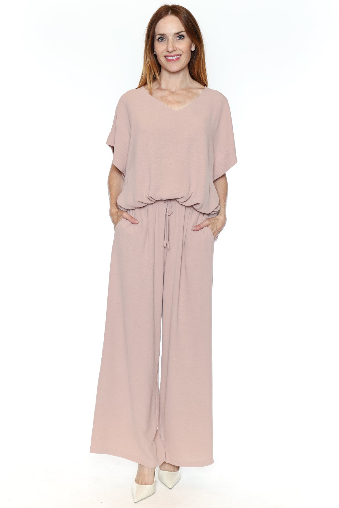 Relaxed Luxe V-Neck Top