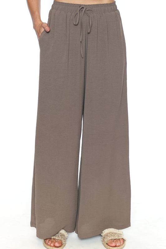 Soft Drape Wide Leg Pants