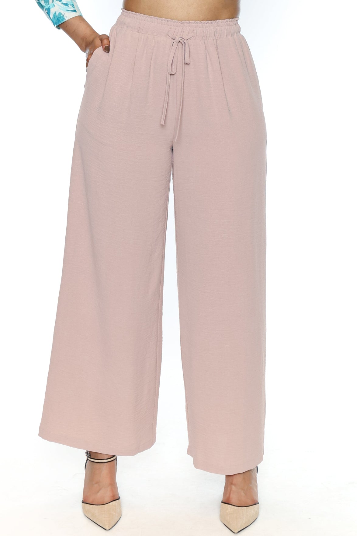 Soft Drape Wide Leg Pants